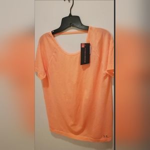 Under Armour Women Seamless Short Sleeve Shirt Size Large New